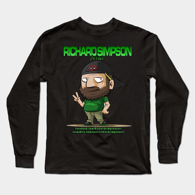 Richard Simpson: Artist Long Sleeve T-Shirt by richardsimpsonart